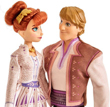 Load image into Gallery viewer, Disney Frozen Anna &amp; Kristoff Fashion Dolls 2 Pack, Outfits Featured In The Frozen 2 Movie