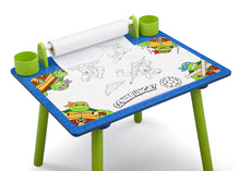 Load image into Gallery viewer, Delta Children Nickelodeon Teenage Mutant Ninja Turtles Art Desk with Dry-Erase Tabletop by