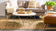 Load image into Gallery viewer, Unique Loom Voyage Collection Traditional Oriental Classic Green Area Rug (3' 3 x 5' 3)
