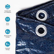 Load image into Gallery viewer, Blue Wave Bronze Round Above Ground Pool Winter Cover