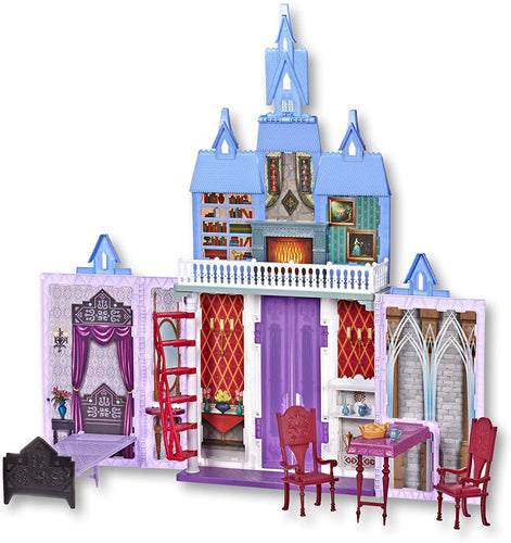Disney Frozen 2 Fold and Go Portable Arendelle Castle Exclusive Dollhouse Playset