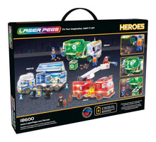 Load image into Gallery viewer, Laser Pegs 18600 Building Blocks Playset, Heroes Series, Recycle Truck