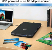 Load image into Gallery viewer, Epson Perfection V19 Color Photo &amp; Document Scanner with scan-to-cloud &amp; 4800 dpi optical resolution