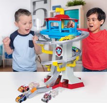 Load image into Gallery viewer, Paw Patrol, True Metal Adventure Bay Rescue Way Playset with 2 Exclusive Vehicles, 1:55 Scale