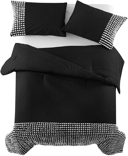 Idea Nouva Tufted Stripe Comforter Set