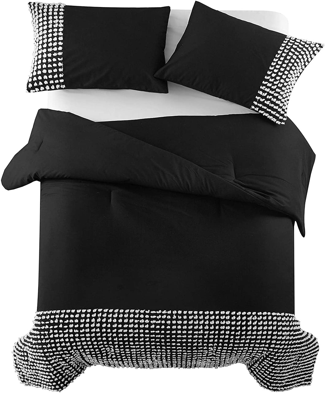 Idea Nouva Tufted Stripe Comforter Set