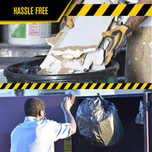 Load image into Gallery viewer, Ultrasac-770478 Extra Heavy Duty Contractor Bags - 42 Gallon, 4 Mil (32 Pack w/Ties) - 48' x 33' Extremely Thick and Tough Professional Trash Bag for Construction, Commerical, Industrial, Yard, Outdoor use and More - Black