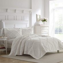 Load image into Gallery viewer, Laura Ashley Home | Luxury Premium Ultra Soft Quilt Coverlet, Comfortable 3 Piece Set, All Season Stylish Bedspread
