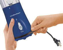 Load image into Gallery viewer, Hamilton Beach Personal Smoothie Blender with 14 oz Travel Cup and Lid