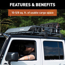 Load image into Gallery viewer, CURT 18115 Universal 42 x 37-Inch Black Steel Roof Rack Rooftop Cargo Carrier