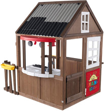 Load image into Gallery viewer, KidKraft Ryan's World Outdoor Playhouse 59.3" x 58" x 64.8", Brown
