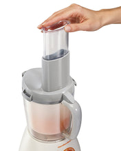 Load image into Gallery viewer, Hamilton Beach 36533 Bebe Baby Food Maker, 5 Cup Food Processor with 10 Food Containers and 2 Stackable Caddies, White