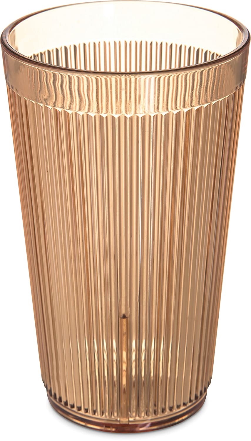 Carlisle 401213 Crystalon Stackable SAN Tumbler, 12.3 oz. Capacity, Amber (Pack of 48)