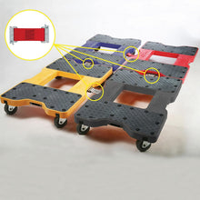 Load image into Gallery viewer, SNAP-LOC Dolly RED (USA!) with 1,500 lb. Capacity, Steel Frame, Strap Option, 4 inch casters