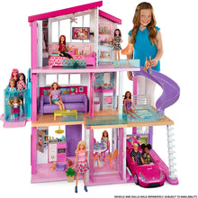 Load image into Gallery viewer, Barbie Dreamhouse Dollhouse with Wheelchair Accessible Elevator, Pool, Slide and 70 Accessories Including Furniture and Household Items, Gift for 3 to 7 Year Olds, Multicolor