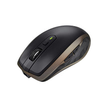 Load image into Gallery viewer, Logitech MX Anywhere 2 Wireless Mouse – Use On Any Surface, Hyper-Fast Scrolling, Rechargeable, for Apple Mac or Microsoft Windows Computers and laptops, Meteorite