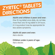 Load image into Gallery viewer, Zyrtec 24 HR Indoor/Outdoor Allergy Relief Liquid Gels Capsules, Cetirizine HCI Antihistamine, 40 ct