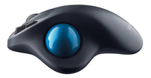 Load image into Gallery viewer, Logitech M570 Wireless Trackball Mouse – Ergonomic Design with Sculpted Right-hand Shape, Compatible with Apple Mac and Microsoft Windows Computers, USB Unifying Receiver, Dark Gray