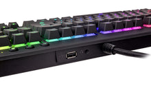 Load image into Gallery viewer, Thermaltake Tt Premium X1 RGB Smartphone Enabled Voice-Controlled AI 16.8 Million Color with 12 Lighting Effects Cherry MX Silver Switches Mechanical Gaming Keyboard KB‐TPX‐SSBRUS‐01