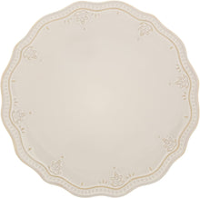 Load image into Gallery viewer, The Pioneer Woman Farmhouse Lace Dinnerware Set, 12-Piece, Linen