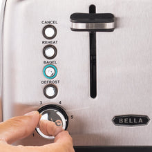 Load image into Gallery viewer, BELLA Classics 2-slice Stainless Steel Toaster
