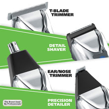 Load image into Gallery viewer, Wahl Clipper Stainless Steel Lithium Ion Plus Beard Trimmers for Men, Hair Clippers and Shavers, Nose Ear Trimmers, Rechargeable All in One Men&#39;s Grooming Kit, by the Brand used by Professionals #9818