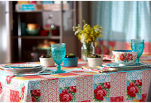 Load image into Gallery viewer, The Pioneer Woman Patchwork Fabric Tablecloth 60" x 84"