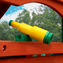 Load image into Gallery viewer, Gorilla Playsets 07-0033 Looney Kaleidoscope Plastic Swing Set Accessory for Kids, Yellow with Green