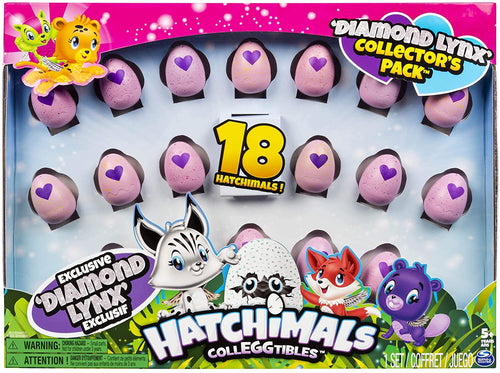 Hatchimals Diamond Lynx Collector's Pack, 18 Pack