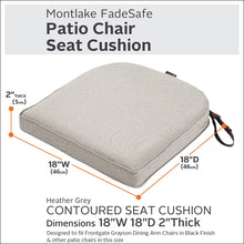 Load image into Gallery viewer, Classic Accessories Montlake Round Cushion Foam &amp; Slip Cover