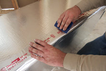 Load image into Gallery viewer, Shurtape AF 100 UL 181A-P/B-FX Listed/Printed Aluminum Foil HVAC Tape with EasyPeel Paper Liner, HVAC Joint Sealing Tape, 2.5" x 60 Yards, Silver, 1 Roll (155206)