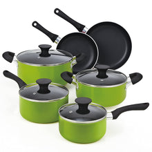 Load image into Gallery viewer, Cook N Home 15 Piece Non stick Black Soft handle Cookware Set