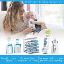 Load image into Gallery viewer, Kiinde Twist Universal Direct-Pump Feeding System Starter Kit for Leak-Free and Transfer-Free Breastmilk Collection, Freezing, Heating and Feeding, New Mom Gift