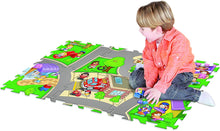Load image into Gallery viewer, Fisher-Price 6 Pc Mega Floor Mat with Vehicle Playmat with Vehicle