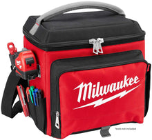 Load image into Gallery viewer, Milwaukee Electric Tool 48-22-8250 Sided Jobsite Cooler, Polyester, 11.1" x 13.77" 14.96" H, 3, 5 Pockets