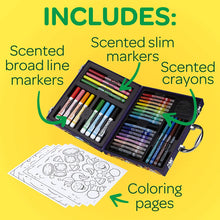 Load image into Gallery viewer, Crayola Silly Scents Mini Inspiration Art Case Coloring Set, Gift for Kids Age 3+