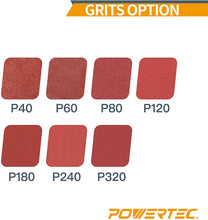 Load image into Gallery viewer, POWERTEC 45204 A/O Hook and Loop 6 Hole Disc