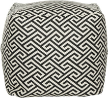 Load image into Gallery viewer, Outdoor Balcony Decor Pouf, Outside Patio Decor, Patio Accessories and DecorOnyx