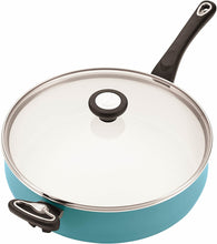 Load image into Gallery viewer, Farberware Purecook Ceramic Nonstick Cookware Covered Jumbo Cooker with Helper Handle, 5 quart