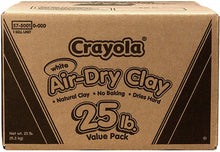 Load image into Gallery viewer, Crayola Air Dry Clay, White, 5lb Bucket