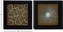 Load image into Gallery viewer, Deco 79 56845 2 Assorted Appealing Metal Wall Decor, 18&quot; W x 18&quot; H