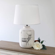 Load image into Gallery viewer, Simple Designs Deer Farmhouse Table Lamp