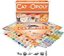 Load image into Gallery viewer, Late for the Sky CAT-opoly Board Game White, Large