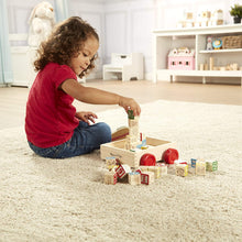 Load image into Gallery viewer, Melissa &amp; Doug Classic ABC Block Cart