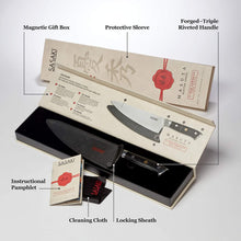 Load image into Gallery viewer, Sasaki 5228190 Masuta Japanese AUS-10 Stainless Steel Chef Knife with Locking Sheath
