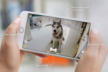Load image into Gallery viewer, Petcube Bites Pet Camera with Treat Dispenser: HD 1080p Video Monitor, 2-Way Audio, Night Vision, Sound and Motion Alerts. Designed for Dogs and Cats
