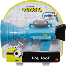 Load image into Gallery viewer, Minions: The Rise of Gru Tiny Toot Small Fart Firing Blaster Toy with Toot Sound for Fun On-The-Go, Makes a Great Gift for Kids Ages 4 Years and Older., Multi (GMF84)