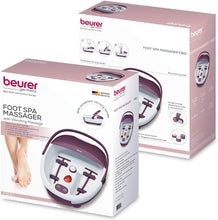 Load image into Gallery viewer, Beurer FB21 Luxury Bubble Foot Bath Spa, Water Tempering, Relaxing Vibration Massage and Bubble with Pedicure Attachments, portable foot soaking tub to use before pedicure, foot reflex zone massage