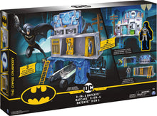 Load image into Gallery viewer, BATMAN 3-in-1 Batcave Playset with Exclusive 4-inch Action Figure and Battle Armor