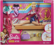 Load image into Gallery viewer, Barbie Gymnastics Playset: Barbie Doll with Twirling Feature, Balance Beam, 15+ Accessories for Ages 3 and Up